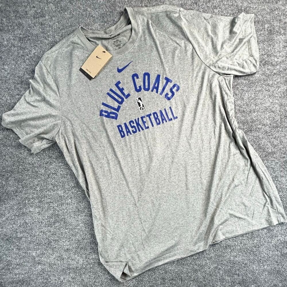 NWT Nike Delaware Blue Coats NBA G League Men’s XL Dri-FIT Shirt Gray
